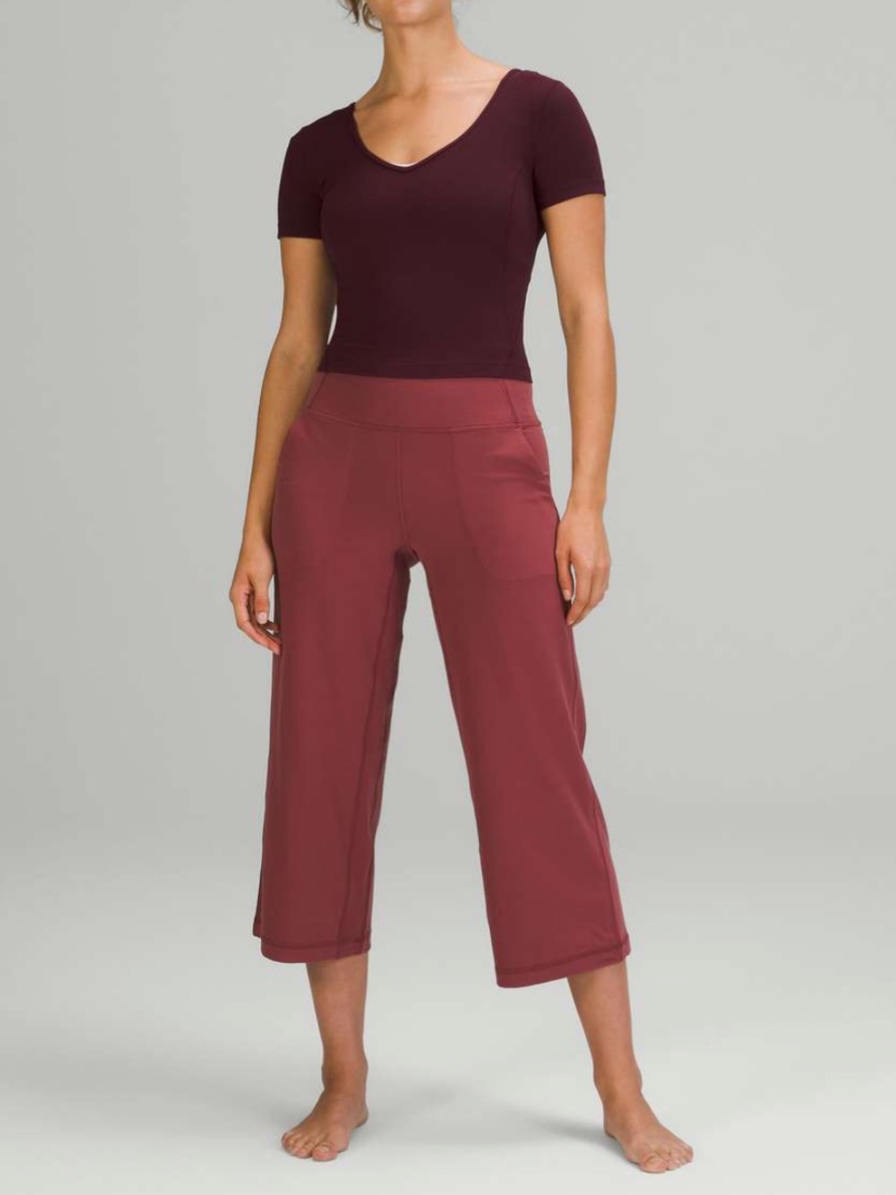 Lululemon Wide-Leg Active Crop Pants